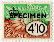 (un) 4/10d Green & Brown (1955)