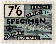 (131) 7/6d Blue & Black (1959)