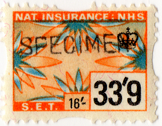 (434) 33/9d Blue & Orange (1969)