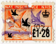 (648) £1.28 Orange & Mauve (1973)