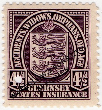 (un) 4½d Purple (1935)