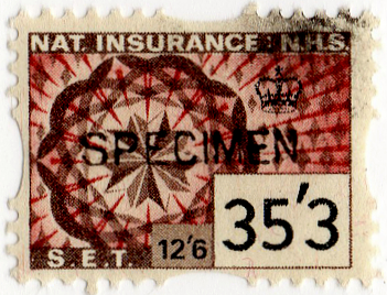 (261) 35/3d Red & Brown (1966)