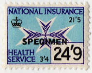 (176) 24/9d Blue & Purple (1963)