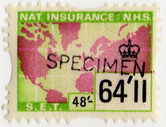(un) 64/11d Green & Mauve (1969)