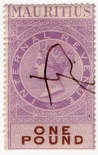(13) £1 Mauve & Brown (1869)