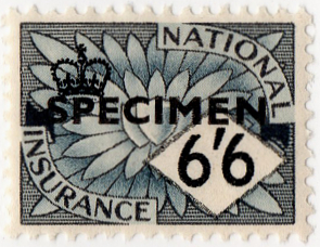 (un) 6/6d Grey & Black (1955)