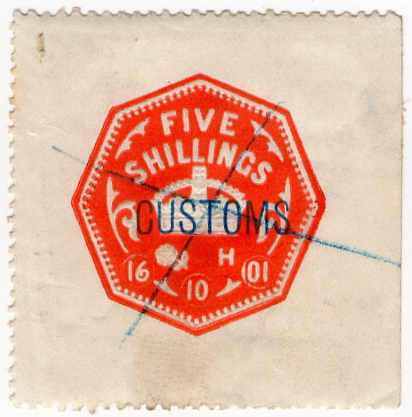 (53) 5/- Red (1901)