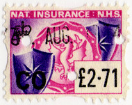 (734) £2.71 Purple & Magenta (1974)