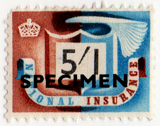 (57) 5/1d Brown & Blue (1952)