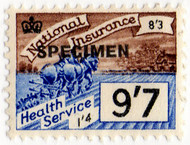 (un) 9/7d Brown & Blue (1961)