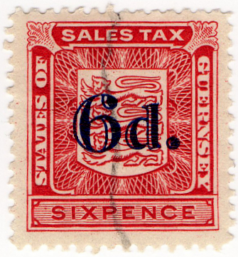 (75) 6d Carmine & Blue (1946)