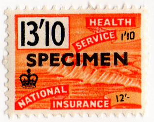 (136) 13/10d Orange & Black (1963)