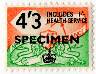 (un) 4/3d Brown & Green (1957)