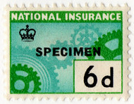 (160) 6d Green & Turquoise (1963)