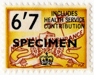 (un) 6/7d Yellow & Brown (1957)