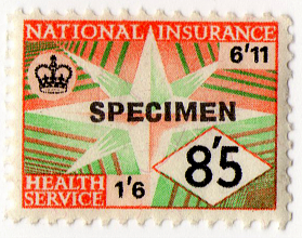 (202) 8/5d Orange & Green (1965)