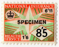 (202) 8/5d Orange & Green (1965)