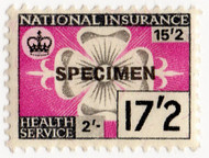 (un) 17/2d Magenta & Black (1965)