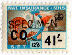 (338) 41/- Cyan & Orange (1967)