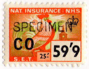 (340) 59/9d Orange & Green (1967)