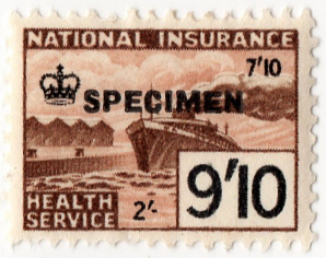 (un) 9/10d Brown (1961)