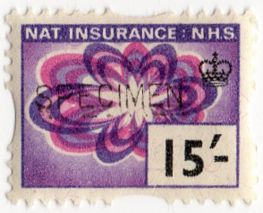 (291) 15/- Mauve & Purple (1967)