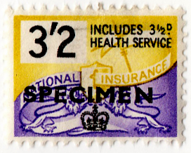 (un) 3/2d Yellow & Purple (1957)