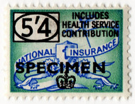 (un) 5/4d Blue & Green (1957)