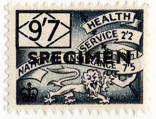 (124) 9/7d Grey & Black (1959)