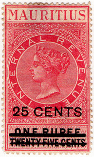 (59) 25c Overprint (1885)
