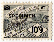 (un) 10/9d Grey & Black (1961)