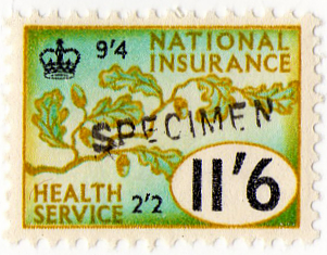 (un) 11/6d Blue & Green (1960)