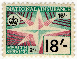 (211) 18/- Mauve & Green (1965)