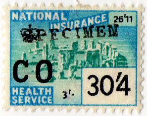 (110) 30/4d Blue & Green (1965)