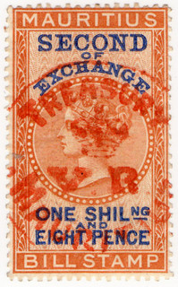 (17) 1/8d Brown & Blue (1869)