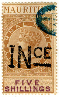 (12) 5/- Brown & Purple (1869)