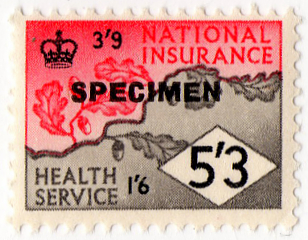 (un) 5/3d Red & Grey (1960)