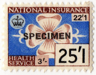 (228) 25/1d Brown & Blue (1965)