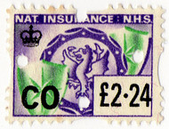 (732) £2.24 Purple & Green (1974)
