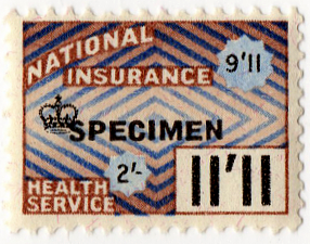 (189) 11/11d Blue & Brown (1964)