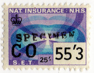 (431) 55/3d Blue & Mauve (1969)