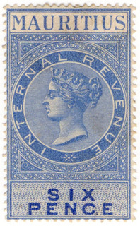 (14) 6d Blue & Blue (1874)