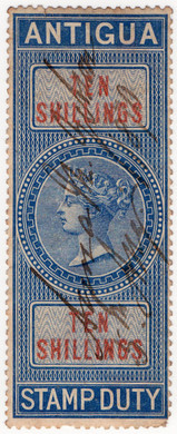 (11) 10/- Blue & Orange (1870)