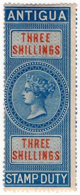 (08) 3/- Blue & Orange (1870)