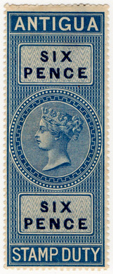 (05) 6d Blue & Blue (1870)