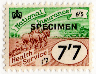(un) 7/7d Brown & Green (1961)