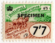 (un) 7/7d Brown & Green (1961)