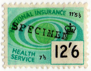 (un) 12/6d Green & Blue (1965)