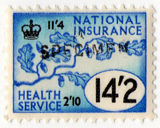 (un) 14/2d Blue & Black (1960)