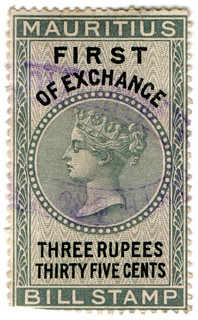 (55) 3R 35c Grey & Black (1890)